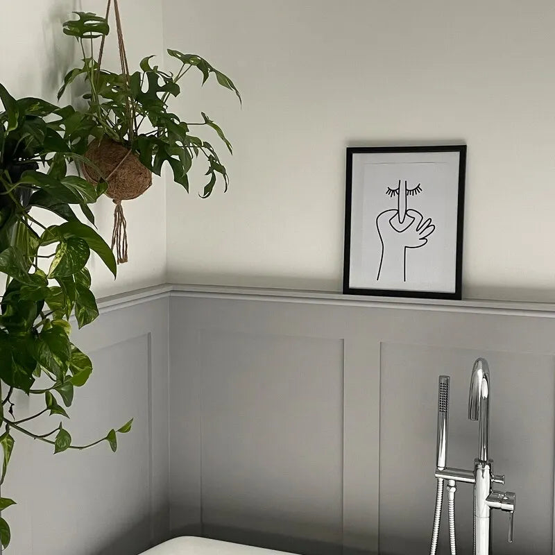 Funny Bathroom Wall Art Prints Black and White Minimalist Toilet Posters Canvas Painting Bathroom Wall Decoration Pictures