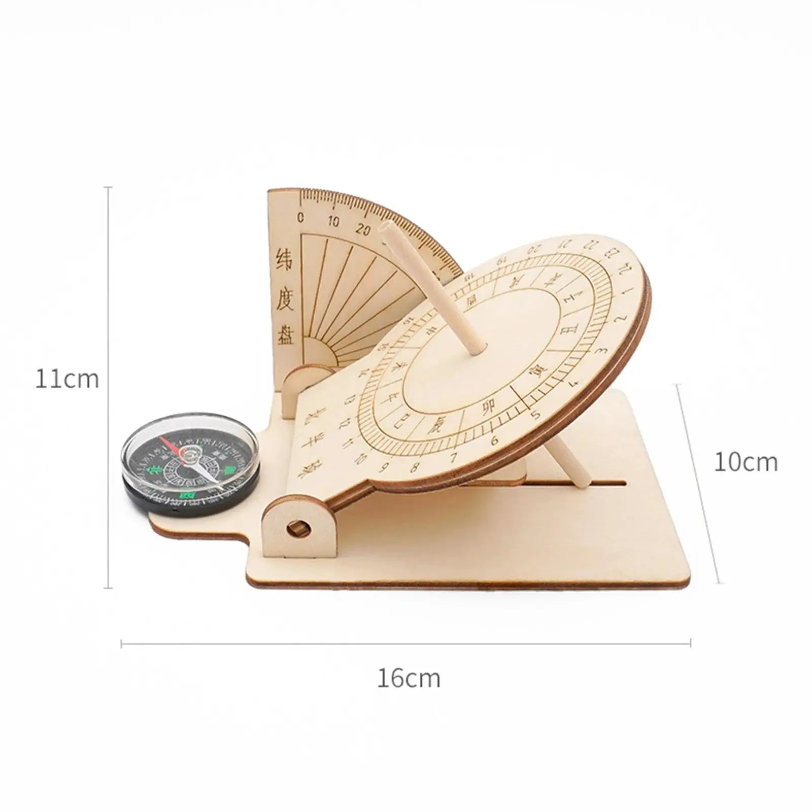 Wooden Sundial STEM Kit