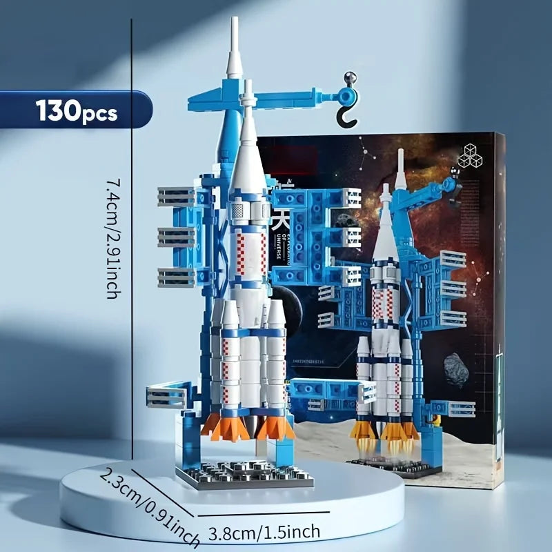 Space Rocket Building Blocks