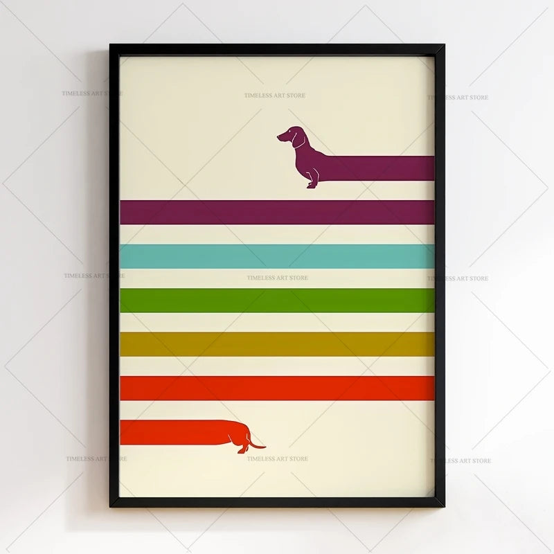DO NOT Overthink Typography Poster Quotes Wall Art Canvas Painting Posters Prints Mid Century Animal Wall Art for Home Decor