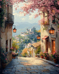 Genie Canvas - Diy Paint By Number For Adults Kits Mountain Acrylic Picture By Numbers Landscape Creative Hobby For Home Decor