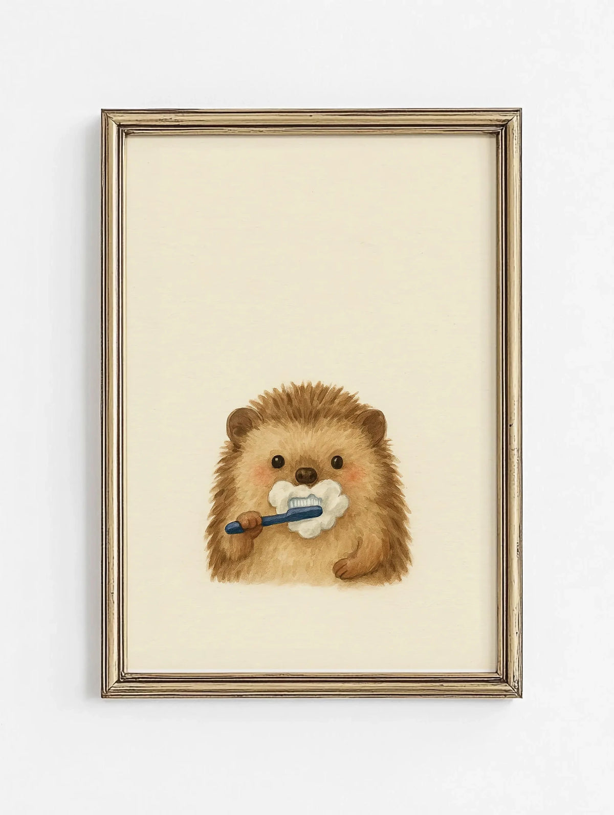 Cute Animal Bubble Bath Wall Art Cute Bathroom Animal poster Kids Funny Toilet Paper Animal Print Nursery Bathtime Bath Poster