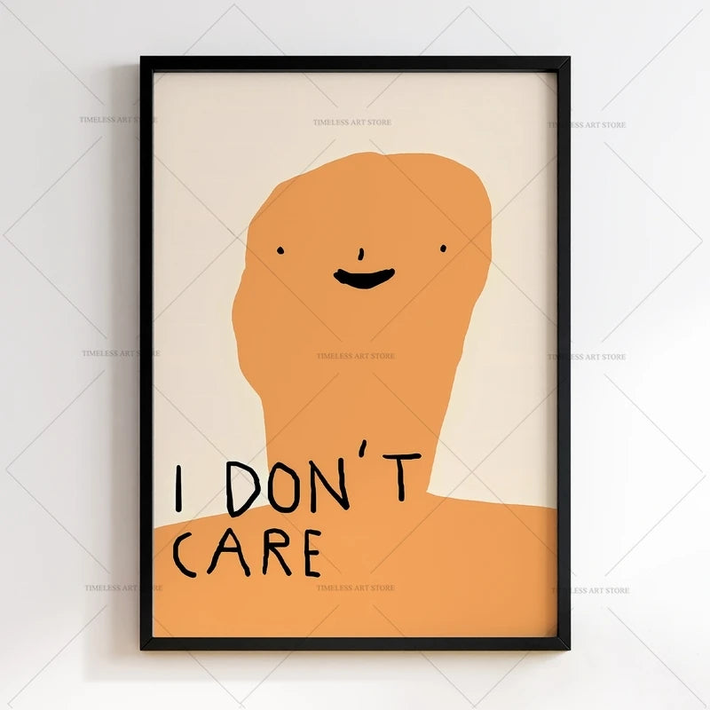 DO NOT Overthink Typography Poster Quotes Wall Art Canvas Painting Posters Prints Mid Century Animal Wall Art for Home Decor