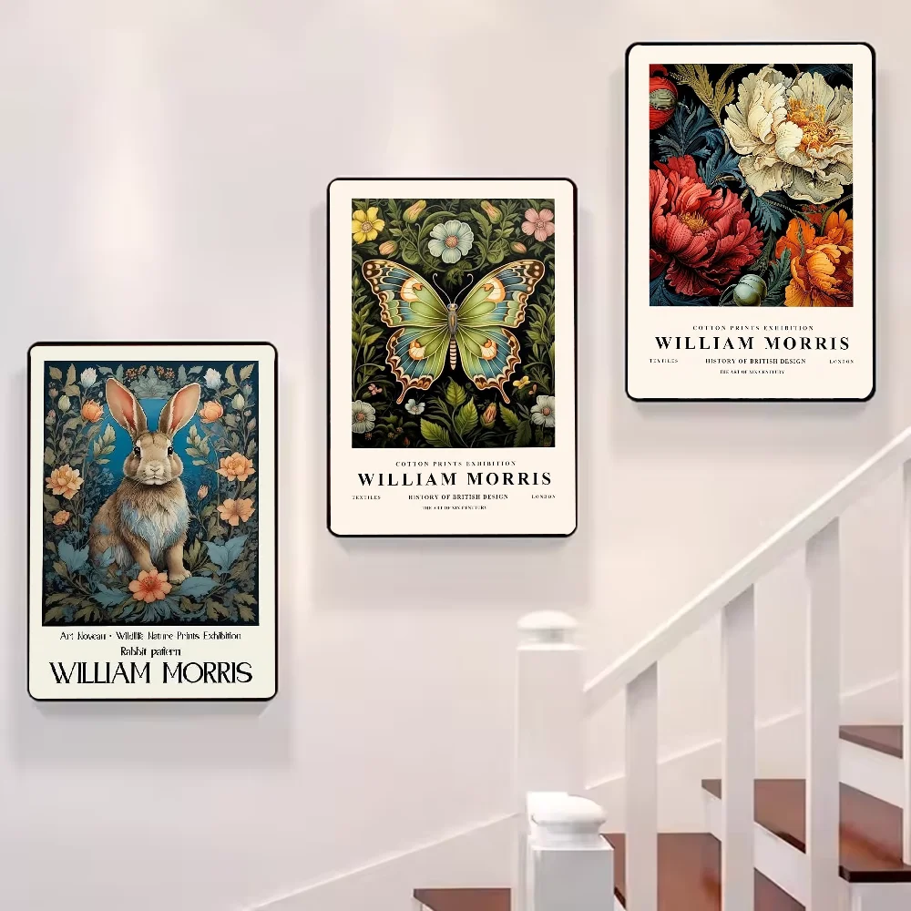 William Morris art Poster HD art sticky wall waterproof home living room bedroom bar aesthetic decoration