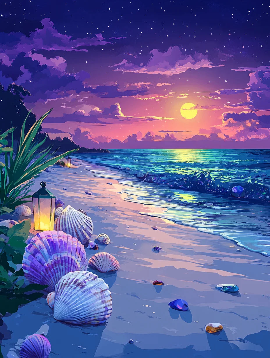 Genie Canvas - Diy Paint By Number For Adults Kits Mountain Acrylic Picture By Numbers Landscape Creative Hobby For Home Decor