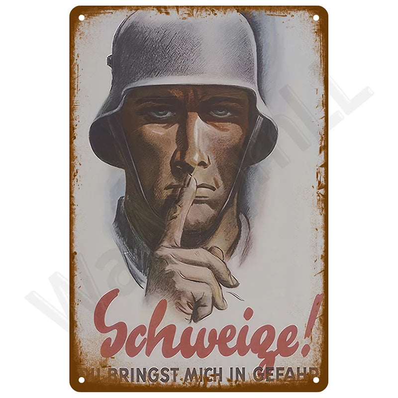 Retro Wall Art Mural Outdoor House Bathroom Home Room Decorations Decor Vintage Metal Signs Plates Tin Sign Posters Man Cave Bar