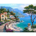 Genie Canvas - PhotoCustom City Oil Painting By Numbers Scenery Adults DIY Kits Paint By Numbers On Canvas Landscape Frameless Home Decoration