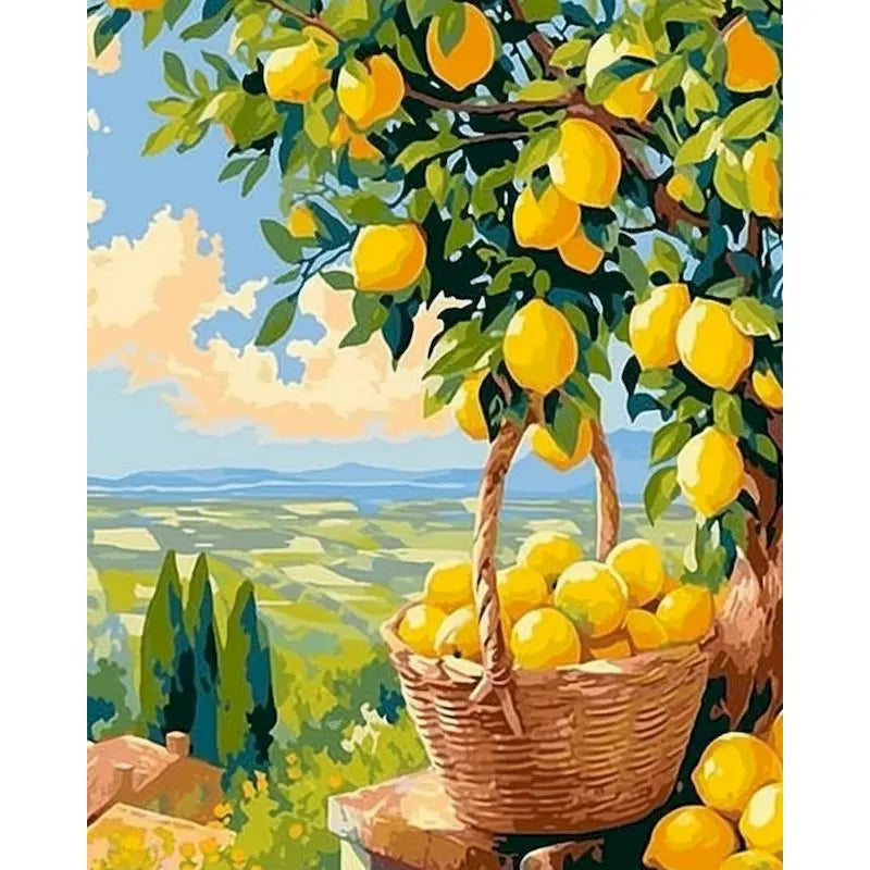 Genie Canvas Door Landscape DIY Paint by Numbers Kit