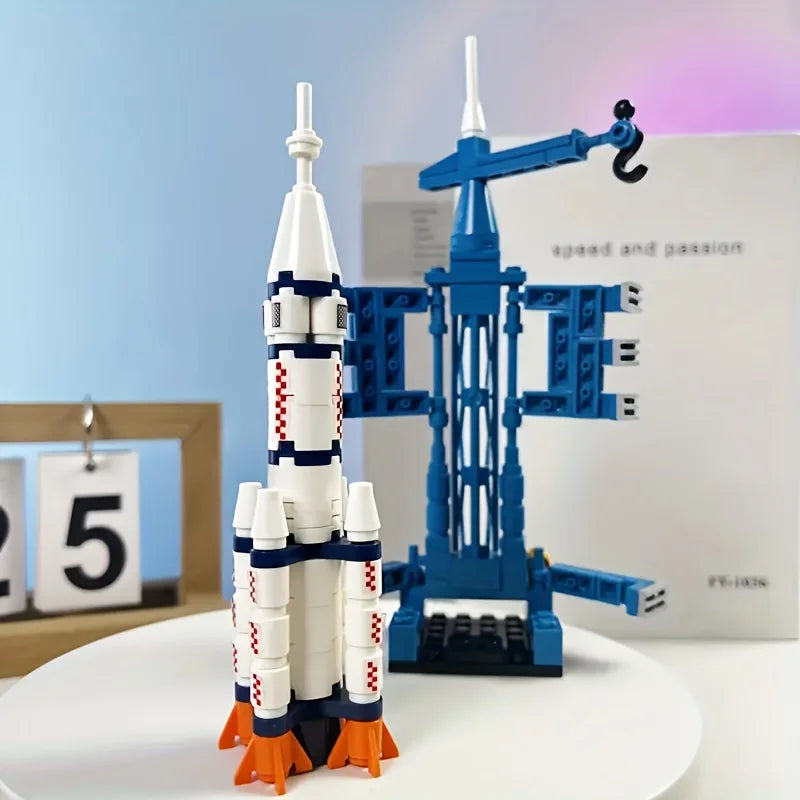 Space Rocket Building Blocks