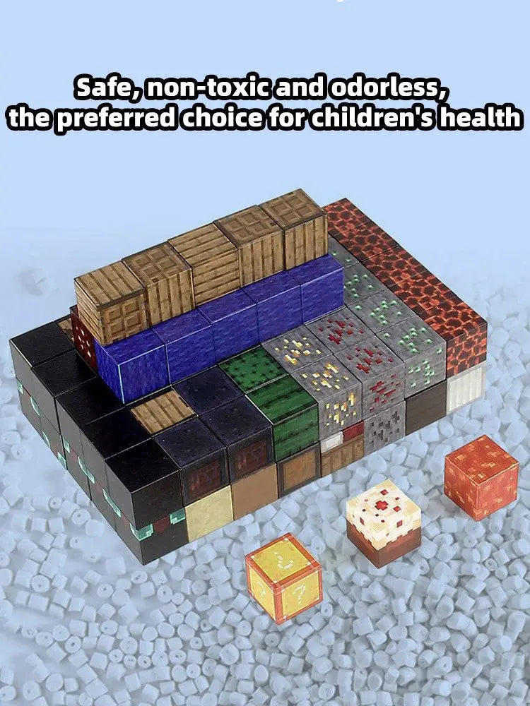 Montessori Magnetic Building Blocks