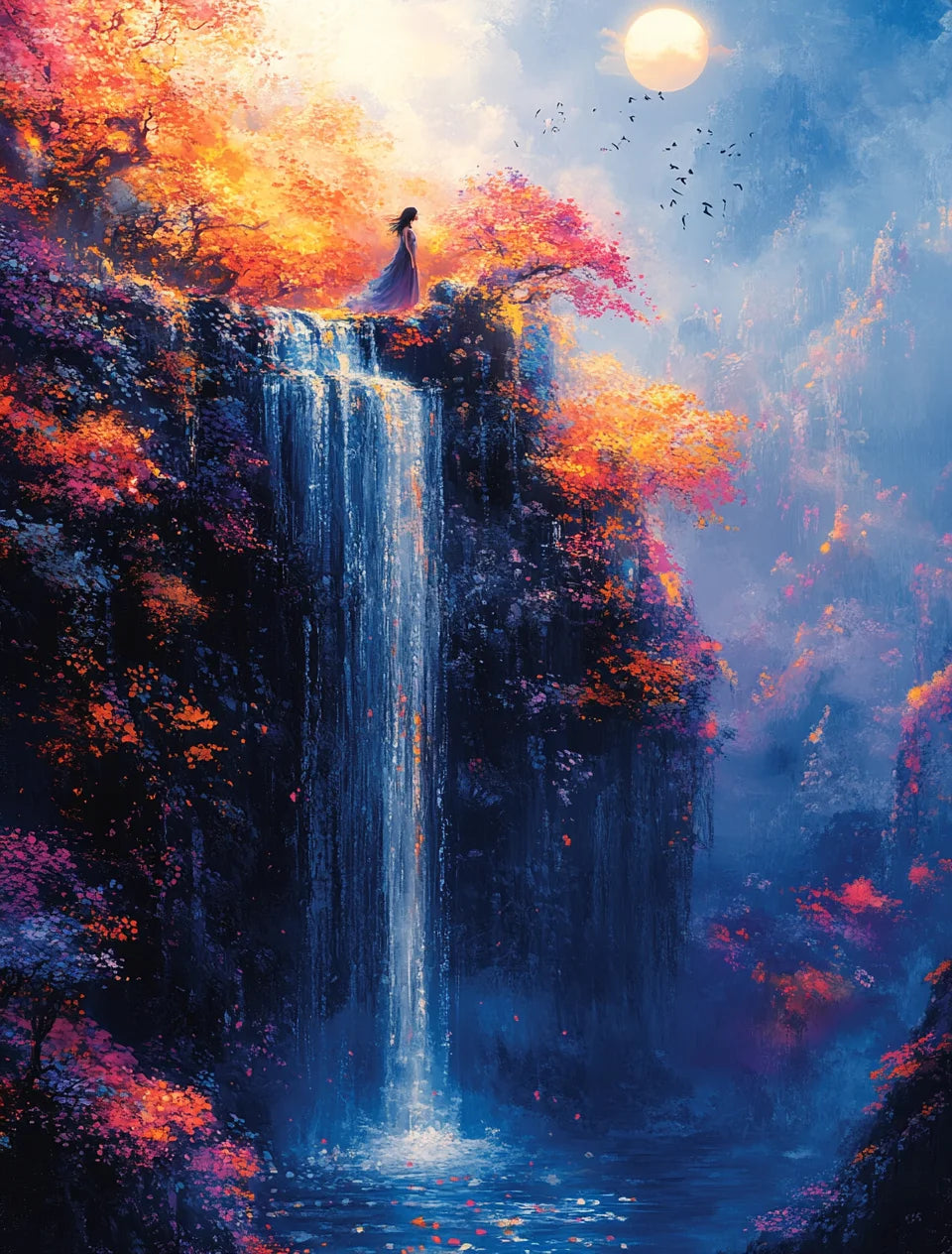 Genie Canvas - Diy Paint By Number For Adults Kits Mountain Acrylic Picture By Numbers Landscape Creative Hobby For Home Decor
