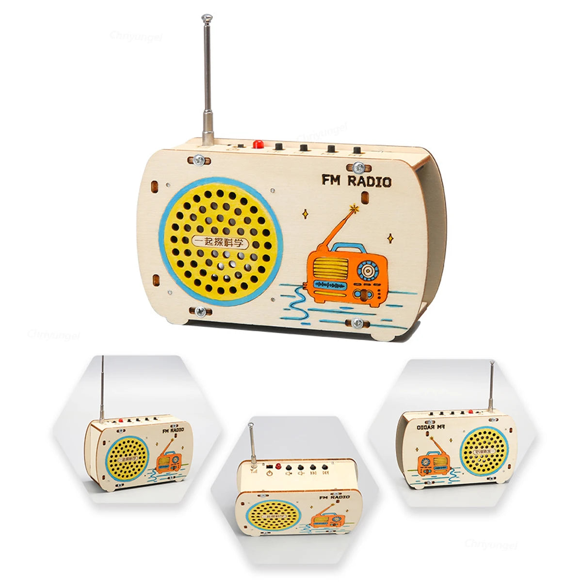 Retro Wooden Radio STEM Kit