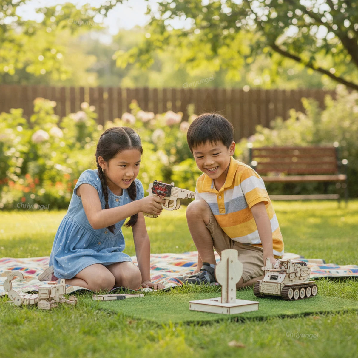 Wooden Target Shooting STEM Kit