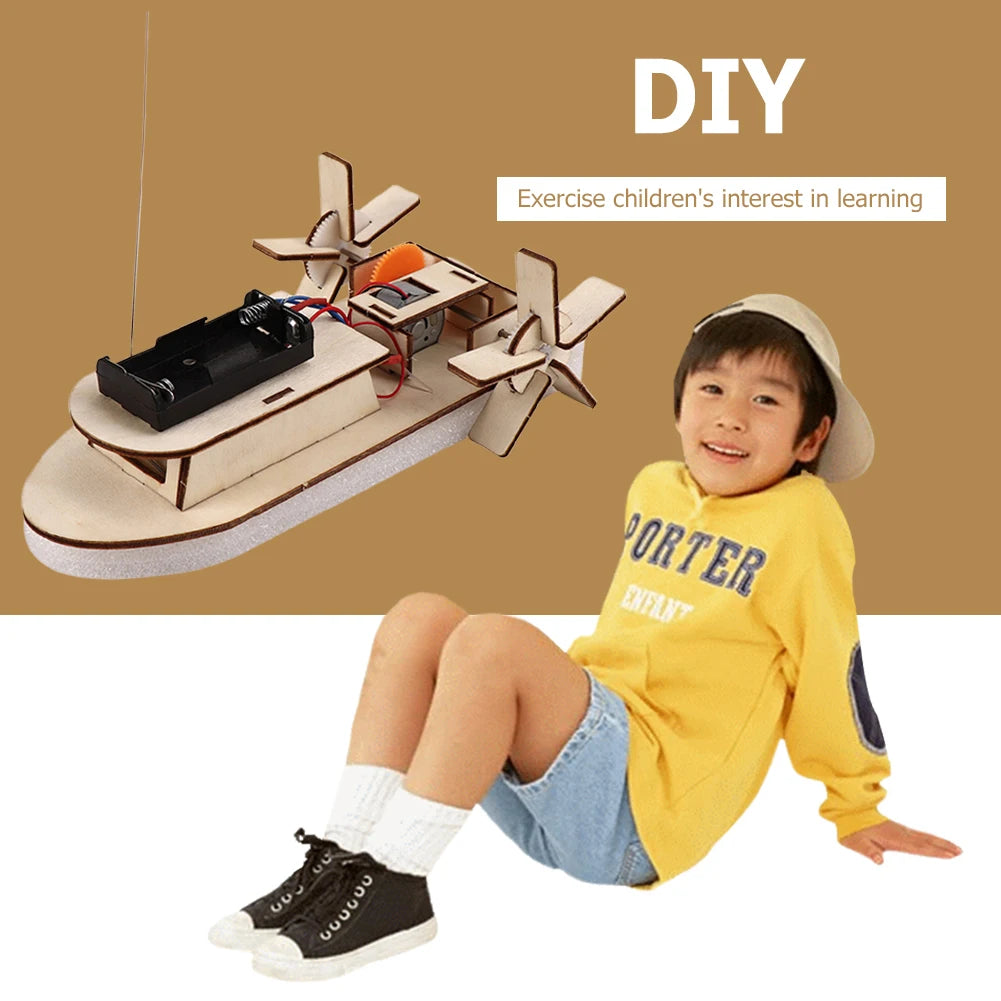 Wooden Boat Model STEM Kit
