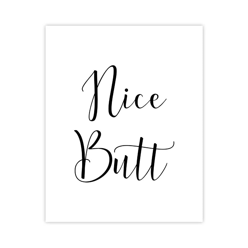 Funny Bathroom Wall Art Prints Black and White Minimalist Toilet Posters Canvas Painting Bathroom Wall Decoration Pictures