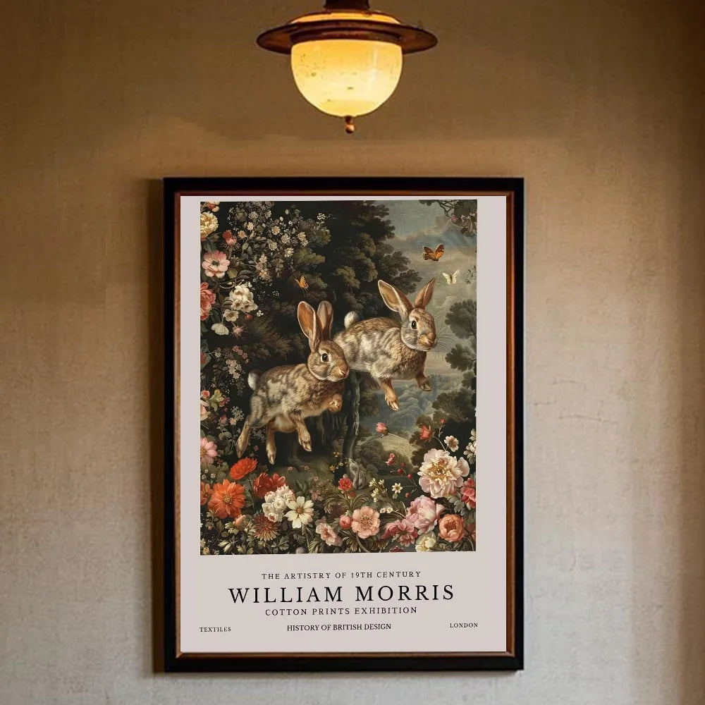 William Morris art Poster HD art sticky wall waterproof home living room bedroom bar aesthetic decoration