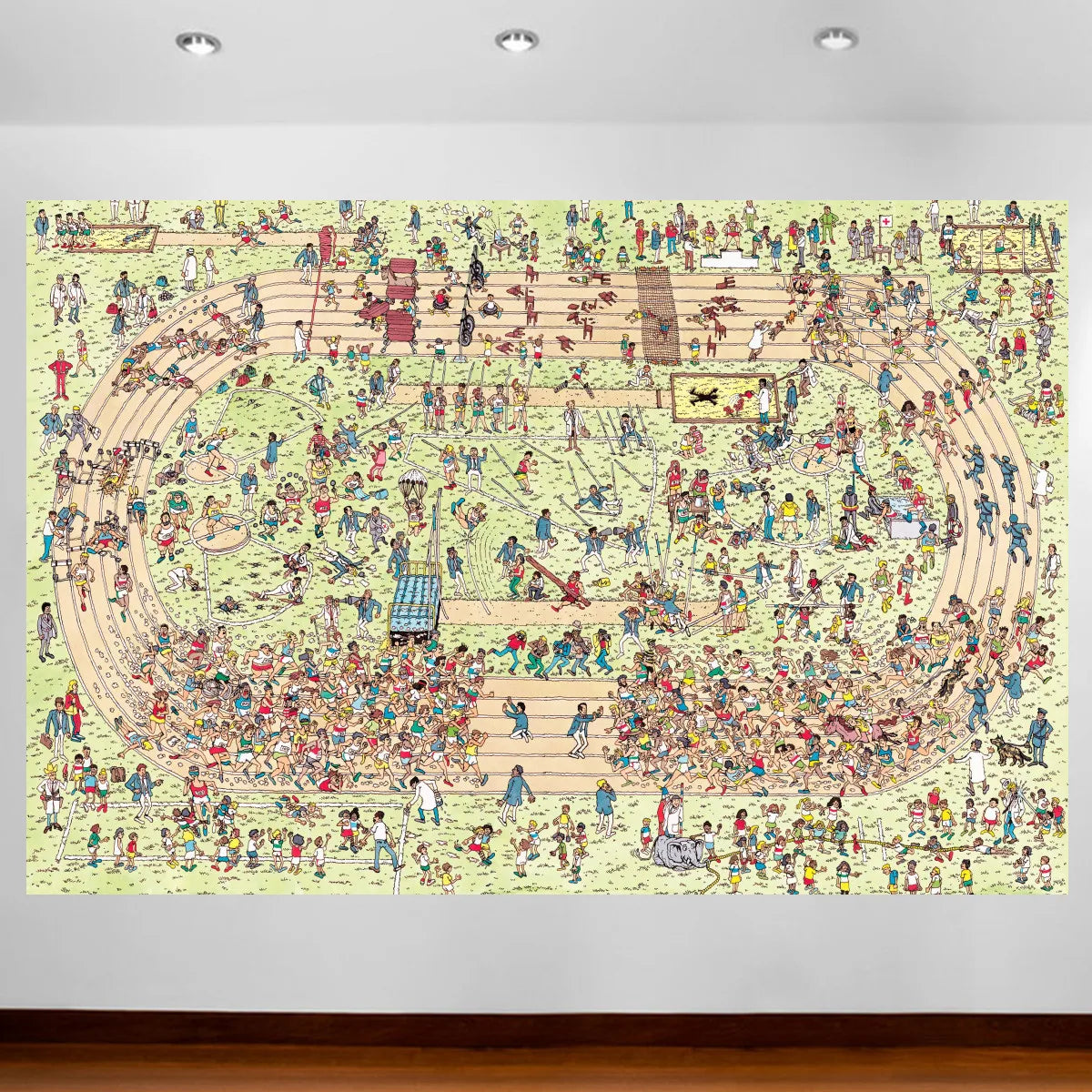 Where's Waldo? Poster Anime Poster Canvas Poster Children's Room Wall Art Painting Bedroom Wall Decor Living Room Wall Stickers