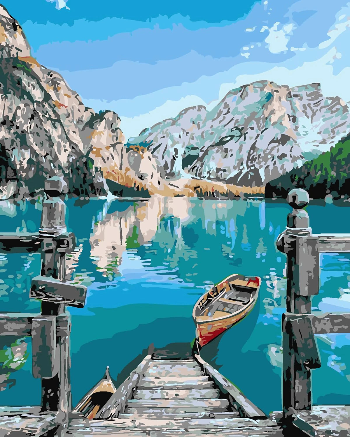 Cafe - Paint by Numbers Kit for Adults，children，Beginner to Advanced NumberOil Paintin ，Home Decor ，DIY Art Scenery Oil Painting 40x50 cm