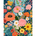 Genie Canvas - Diy Picture Paint By Numbers For Adults Flowers Painting By Numbers Handmade Wall Art For Adults Home Decor
