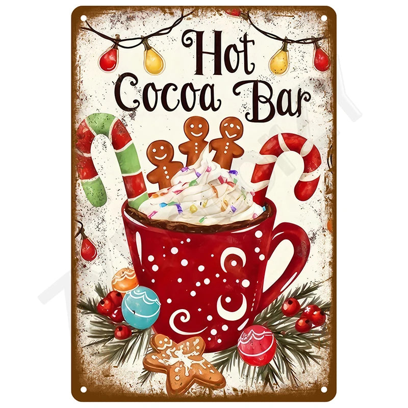 Retro Wall Art Mural Outdoor House Bathroom Home Room Decorations Decor Vintage Metal Signs Plates Tin Sign Posters Man Cave Bar