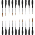 10/20 Pieces Fine Detail Paint Brush Miniature Painting Brushes Kit Mini Paints Brush for Acrylic, Watercolor, Oil, Face, Nail