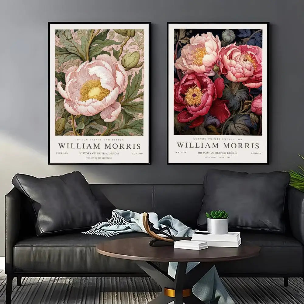 W-William M-Morris art Poster HD Art Mural Wallart Waterproof Vintage Print Decor for Home Decoration DIY Durable