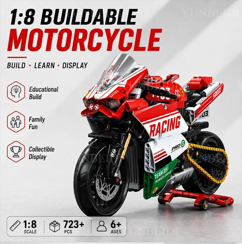 Motorcycle Building Block Set