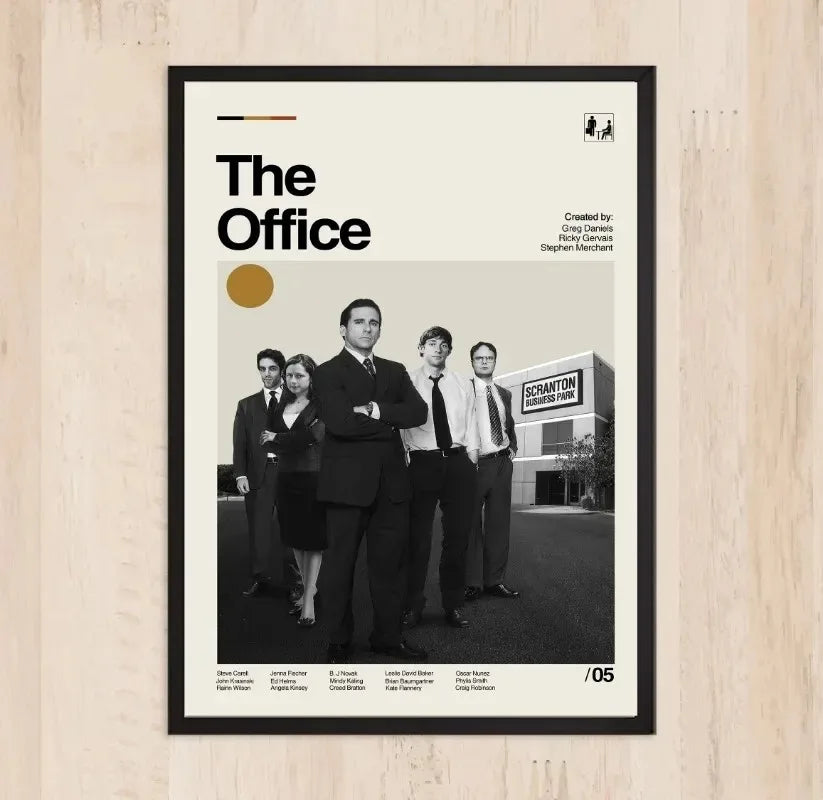 The Office Movie Poster Classic Michael Scott Quote Canvas Painting DWIGHT SCHRUTE Painting Wall Art for Living Room Home Decor