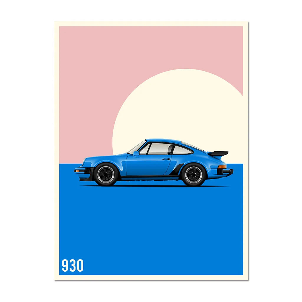 Wall Art Canvas for Home Decoration Cartoon Poster for Living Room Racing Car Picture Painting Vintage Interior Artwork Mural