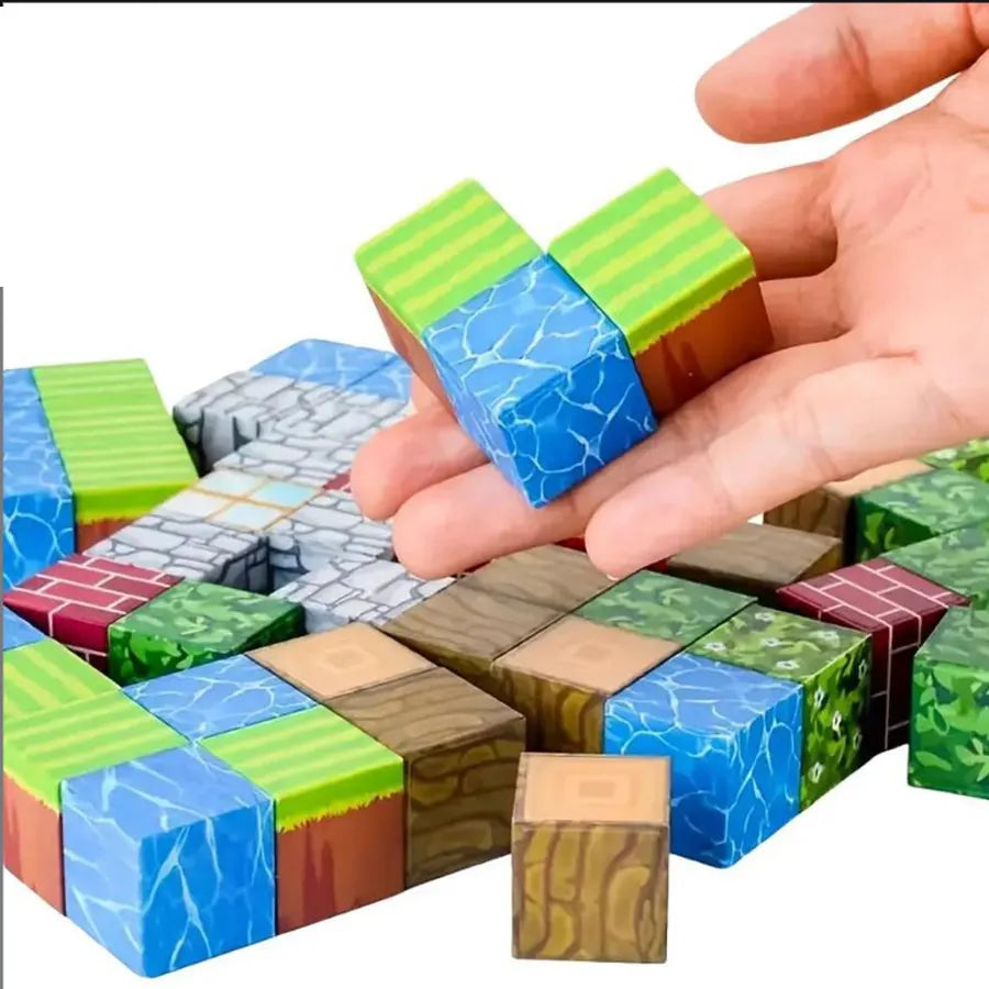 Montessori Magnetic Building Blocks