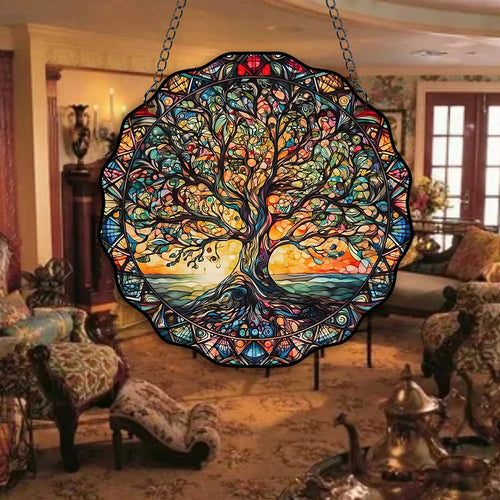 Tree of Life Sun Hanging Wall Decor, 5.9in – photo 2