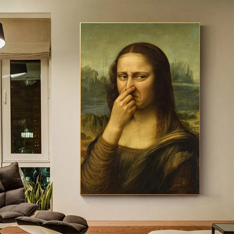 Stinky Toilet Funny Art Posters Funny Celebrity Prints Canvas Painting Wall Art Pictures Home Room Modern Bathroom Decoration