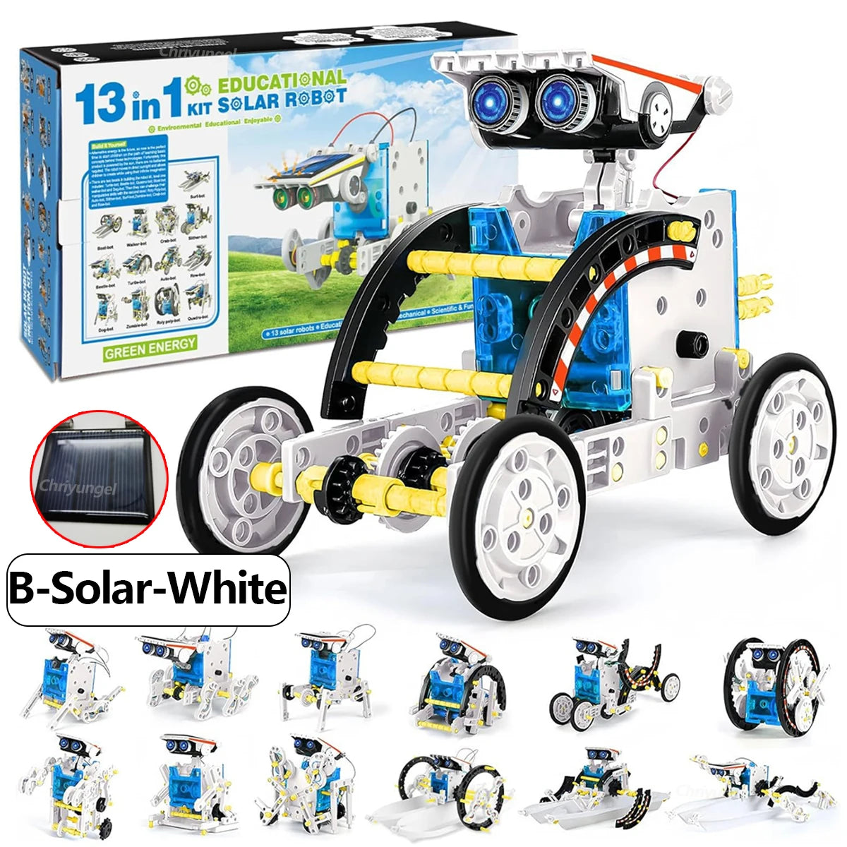 12-in-1 STEM Robot Building Kit