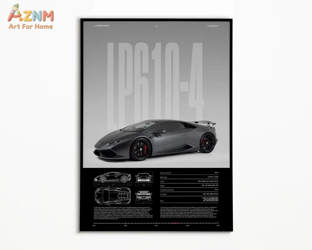 1PC Simple Wall Art Cars Luxury Esthetics Super Sports Car HD Canvas Print Poster Home Living Room and Bedroom Decoration