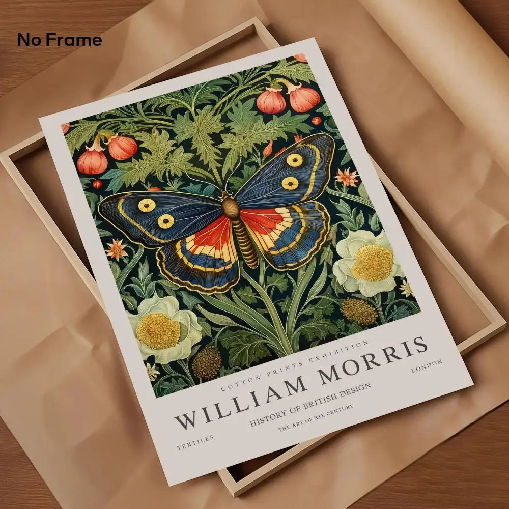 W-William M-Morris art Poster HD Art Mural Wallart Waterproof Vintage Print Decor for Home Decoration DIY Durable