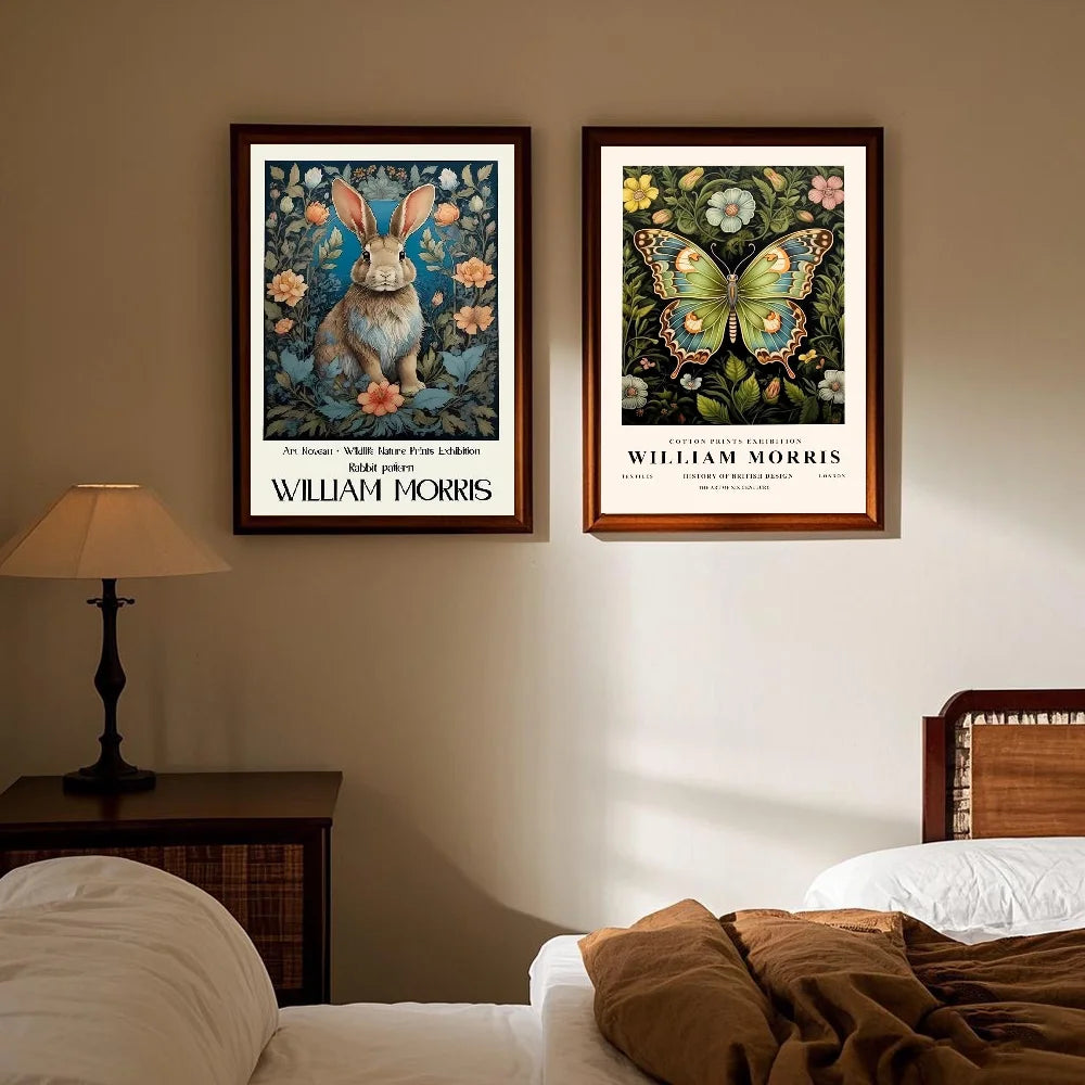 William Morris art Poster HD art sticky wall waterproof home living room bedroom bar aesthetic decoration
