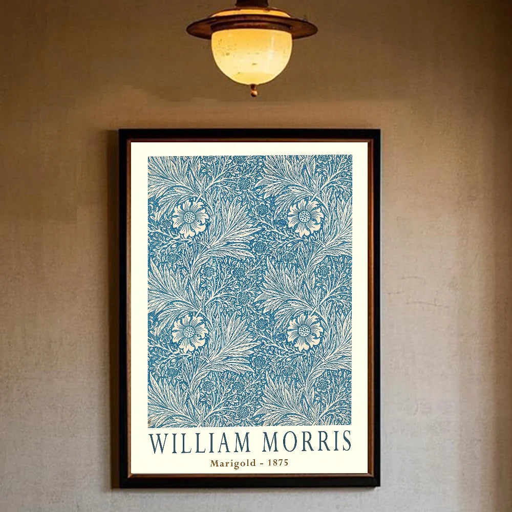 William Morris art Poster HD art sticky wall waterproof home living room bedroom bar aesthetic decoration