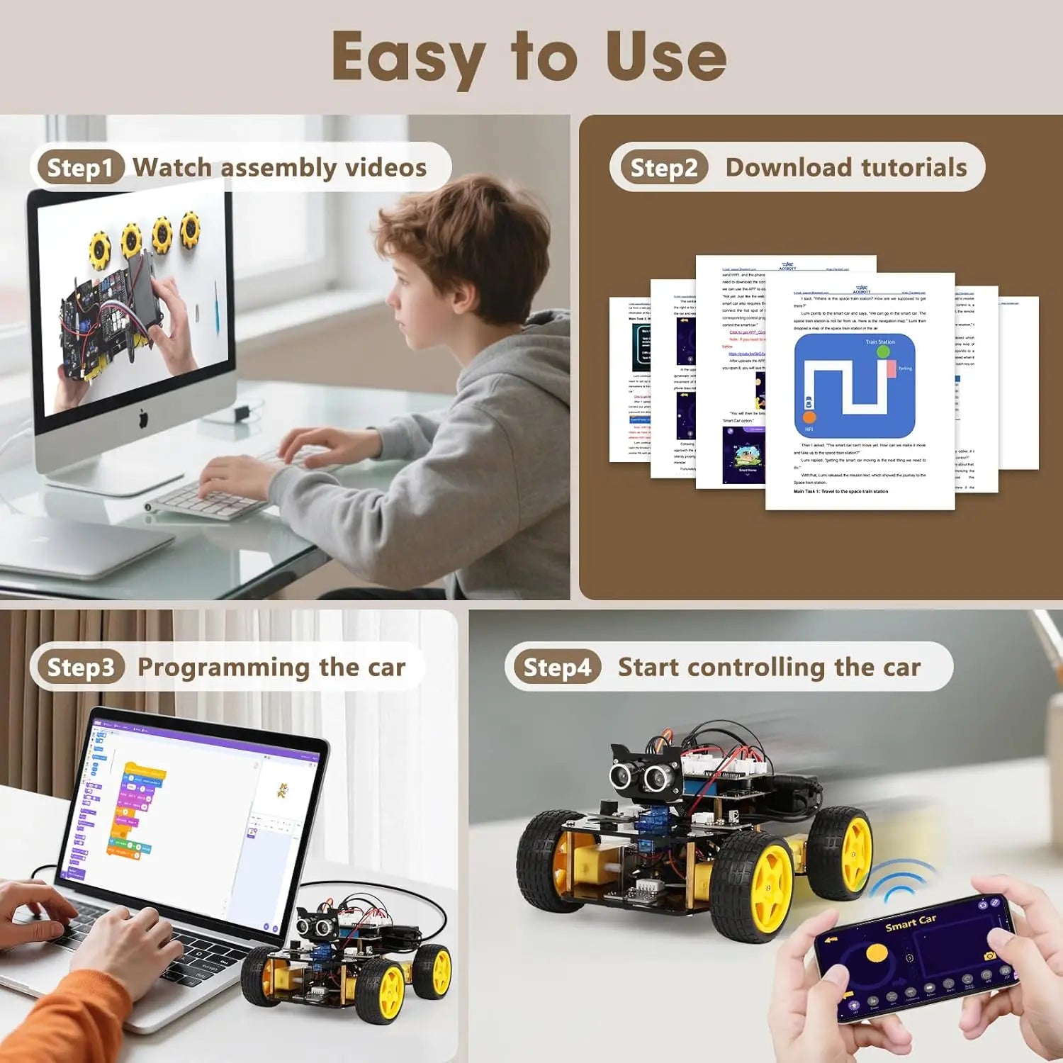 Smart Robot Car Coding Kit