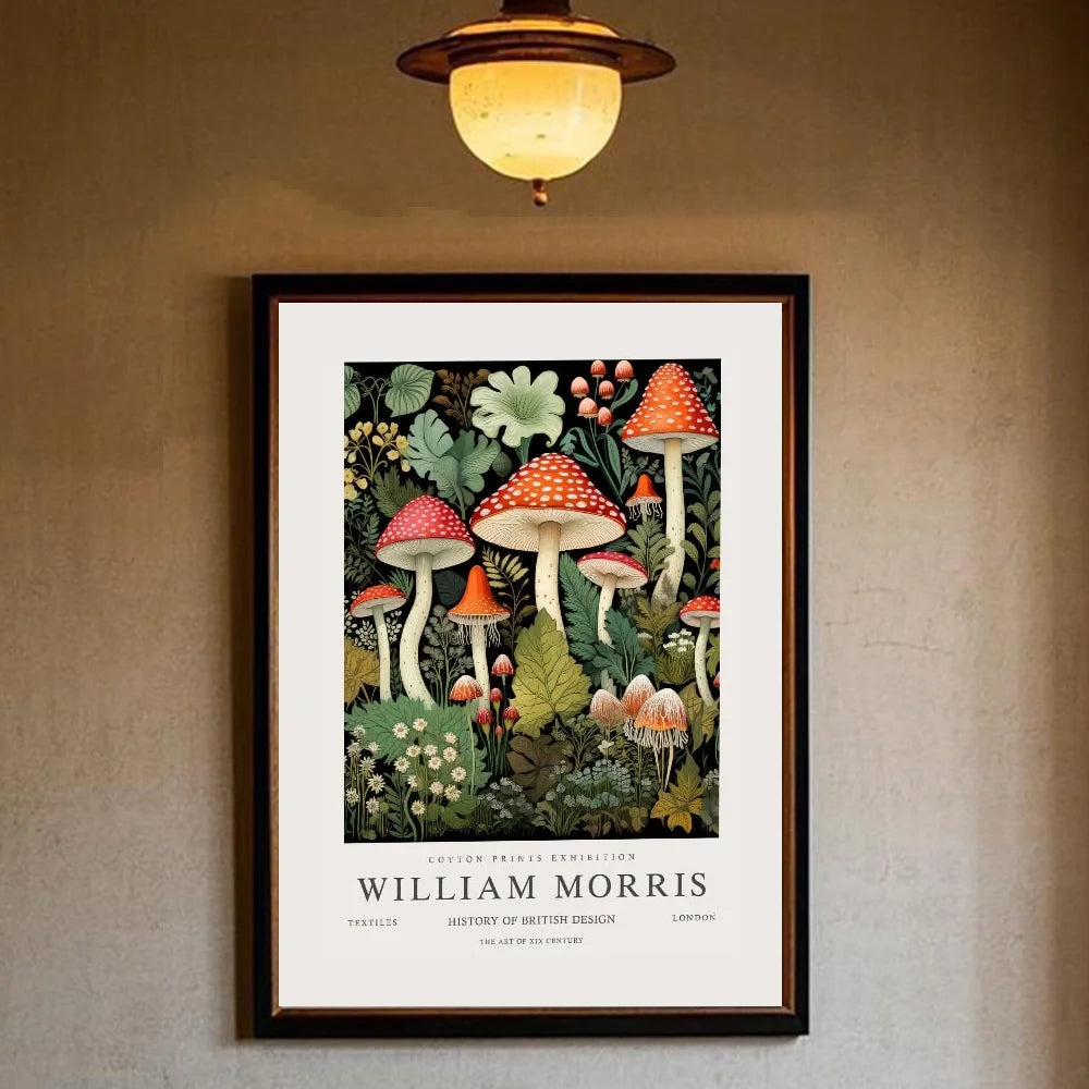 William Morris art Poster HD art sticky wall waterproof home living room bedroom bar aesthetic decoration