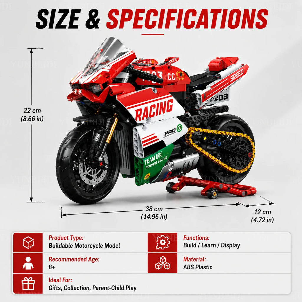 Motorcycle Building Block Set