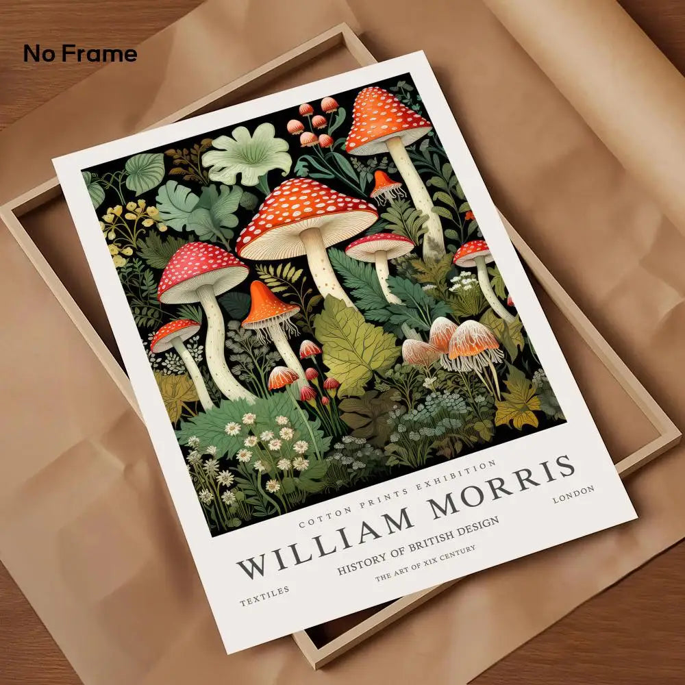 W-William M-Morris art Poster HD Art Mural Wallart Waterproof Vintage Print Decor for Home Decoration DIY Durable