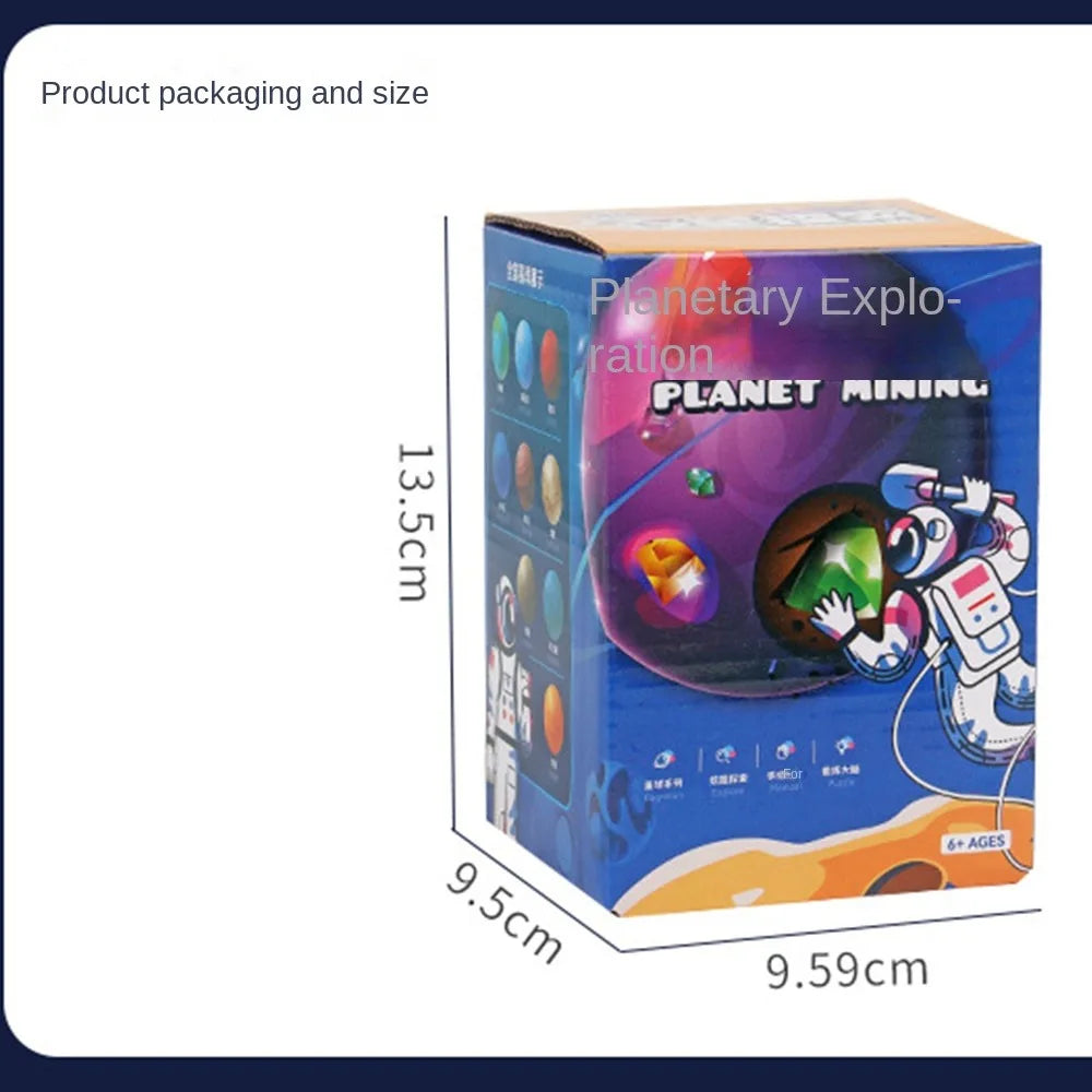 Science Educational Explore Planet Dig Kit Kids Excavation Toys Mining Kit Crystals  Mega Gemstone Education Excavation Kit