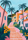 Genie Canvas - Frame Illustration Picture Diy Painting By Numbers For Adults Kits Sunset Acrylic Paint On Canvas For Home Decors Diy Gi