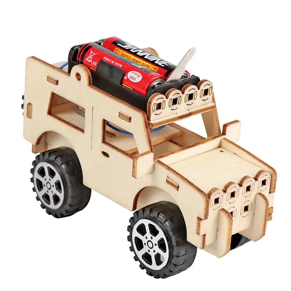 Wooden Boat Model STEM Kit