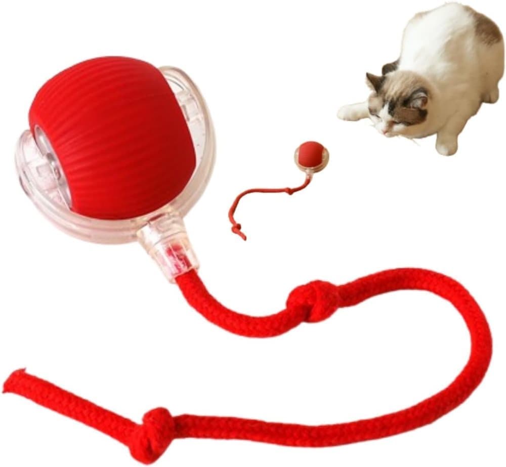 Smart Rolling Chew Ball for Dogs and Cats, Interactive Pet Toy, 2.5 inches