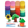 Air Dry Clay Magic Clay, 24 Colors Modeling Clay with Tools, Soft & Ultra Light, Toys Gifts for Age 3+ Years Old