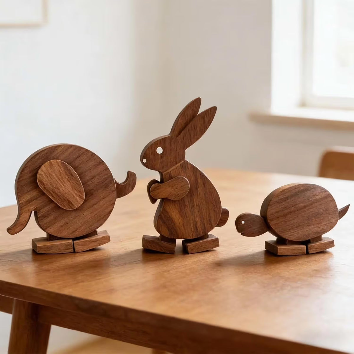 Wooden Walking Animal Desk Toy