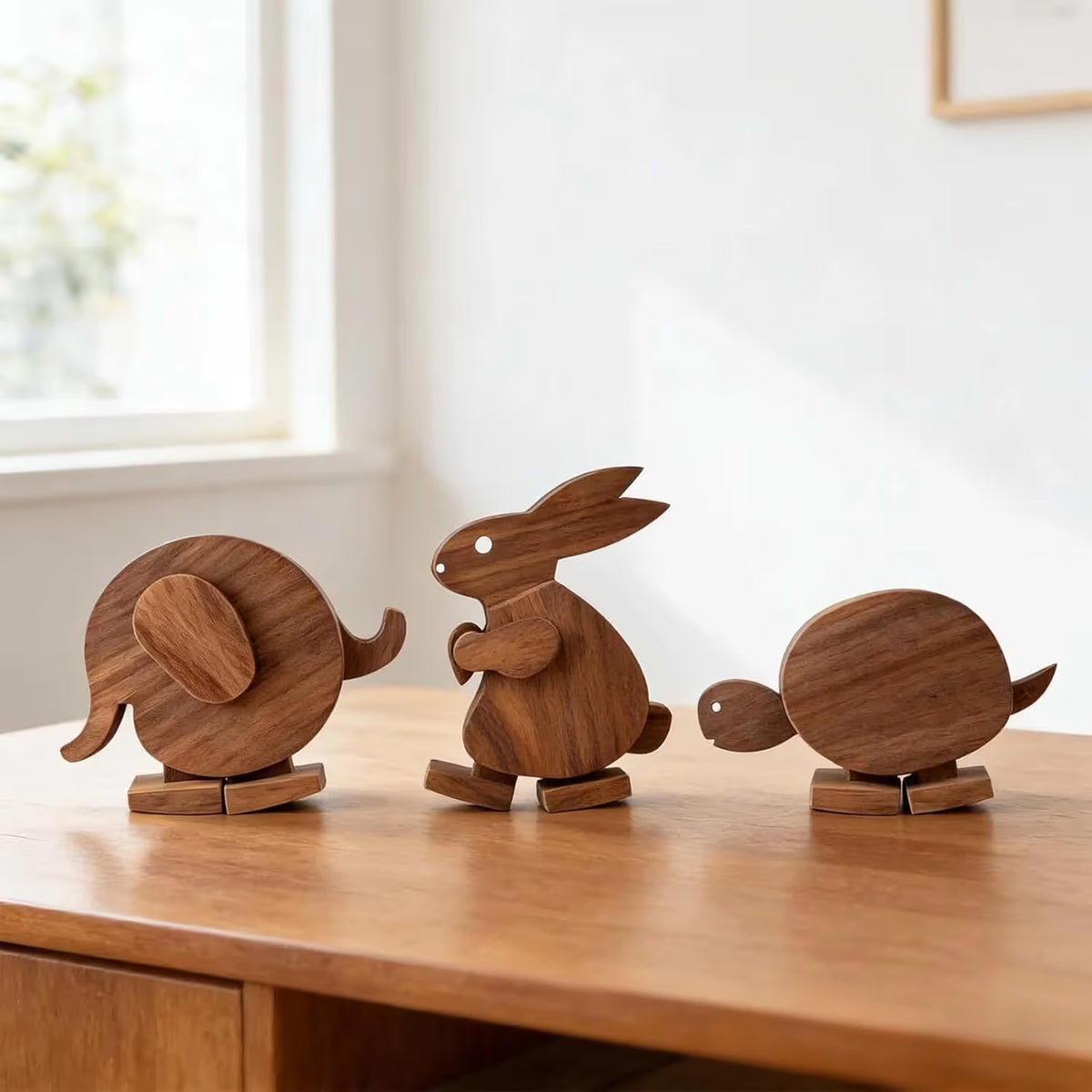 Wooden Walking Animal Desk Toy