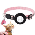 Reflective Cat Collar Compatible with Apple Airtag Adjustable Airtag Holder for Cat Dog Kitten Puppy