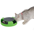 Pet Cat Catch Mouse Interactive Toy Cat Scratch Board Toy with Felt Scratching Claw Mat